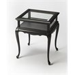 Home Square End Table in Black Licorice - Set of 2
