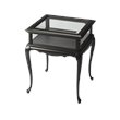 Home Square End Table in Black Licorice - Set of 2