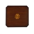 Home Square Accent Table in Olive Ash Burl Finish - Set of 2