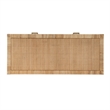 Home Square 3-Piece Wood Set with 2 Wood Chests & 1 Dresser in Natural