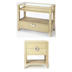 home square 2-piece set with 1 console table & 1 end table