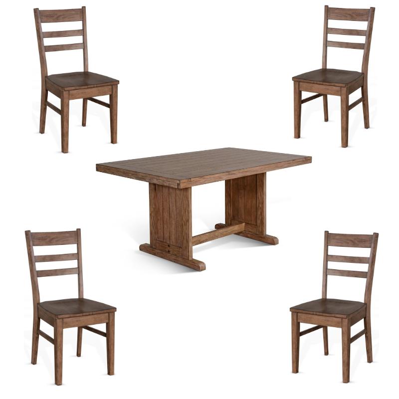 Home Square 5-Piece Set with 4 18