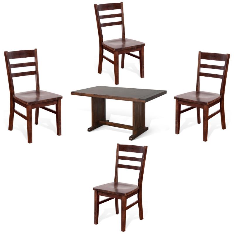 Home Square 5-Piece Set with 4 18