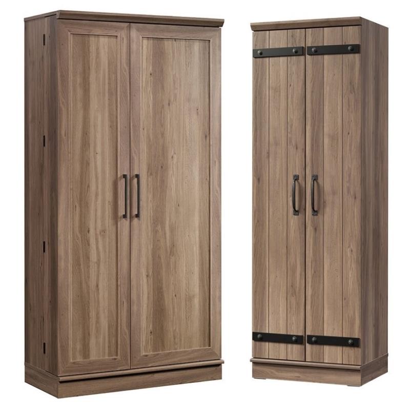 Sauder HomePlus 2-Barn Door Engineered Wood Narrow Storage Cabinet