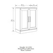 Home Square 2-Piece Set with Base Cabinet & Wardrobe Armoire in Dakota Oak