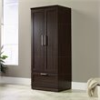 Home Square 2-Piece Set with Base Cabinet & Wardrobe Armoire in Dakota Oak