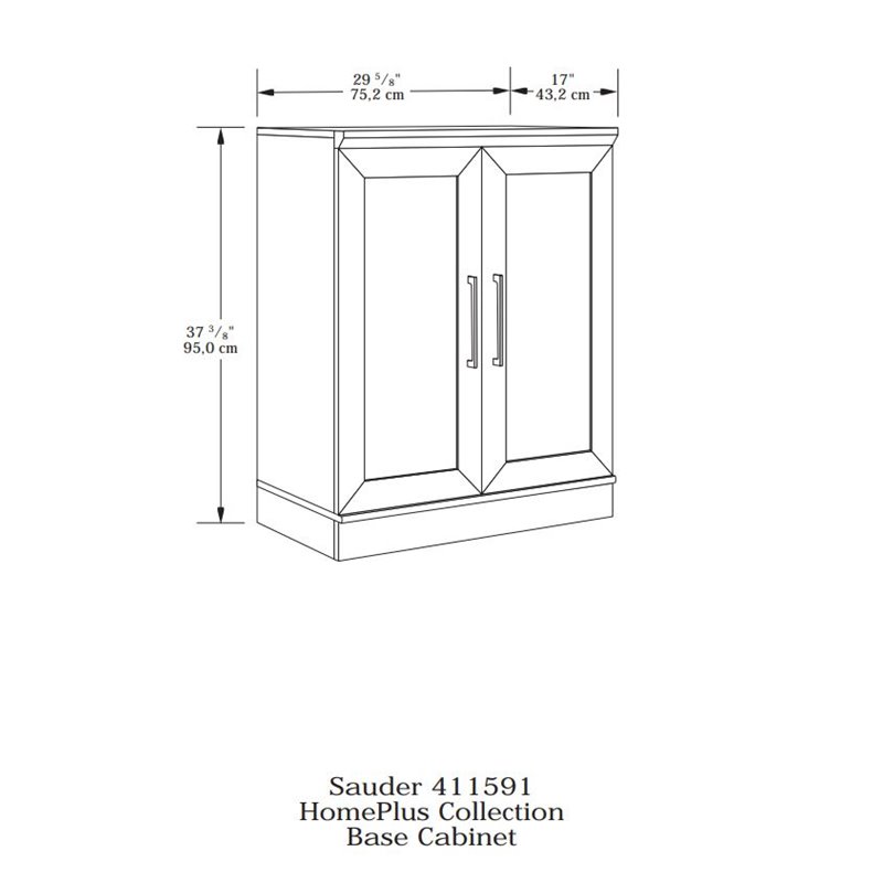 Home Square 2-Piece Set with Base Cabinet & Storage Cabinet in Dakota Oak