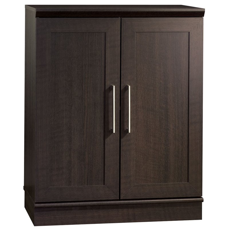 Home Square 2-Piece Set with Base Cabinet & Storage Cabinet in Dakota Oak