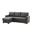 Home Square 2-Piece Set with Reversible Sleeper Sofa & Coffee Table