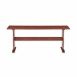 Home Square Furniture 2-Piece Set with Dining Table & Bench in Walnut