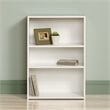 Home Square 2-Piece Set with Craft Table & 3-Shelf Bookcase in Soft White