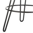 Home Square Adjustable Swivel Counter Stool in Natural Honey - Set of 3