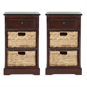 home square milan distressed side storage side table