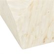 Home Square Accent End Table in Light Beige and Gold - Set of 2