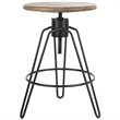 Home Square Adjustable Swivel Counter Stool in Natural Honey - Set of 2