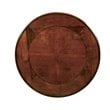 Home Square Azea Traditional Wood 1-Shelf End Table in Brown Cherry - Set of 2