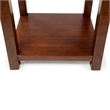 Home Square Granger Transitional Wood 1-Shelf End Table in Cherry - Set of 2