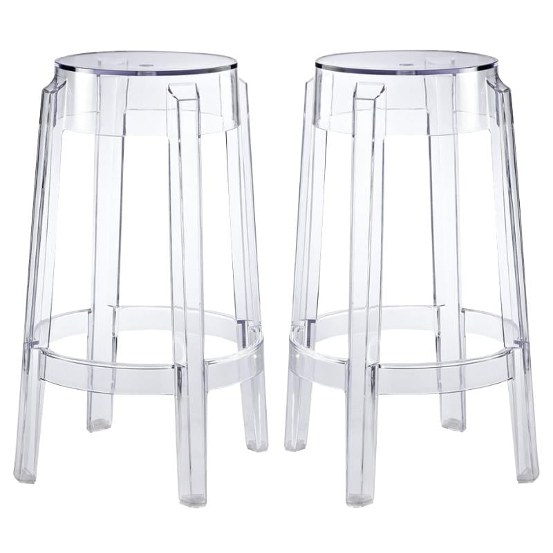 Home Square 2 Piece Transparent Polycarbonate 26.5