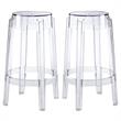 Home Square 2 Piece Transparent Polycarbonate 26.5