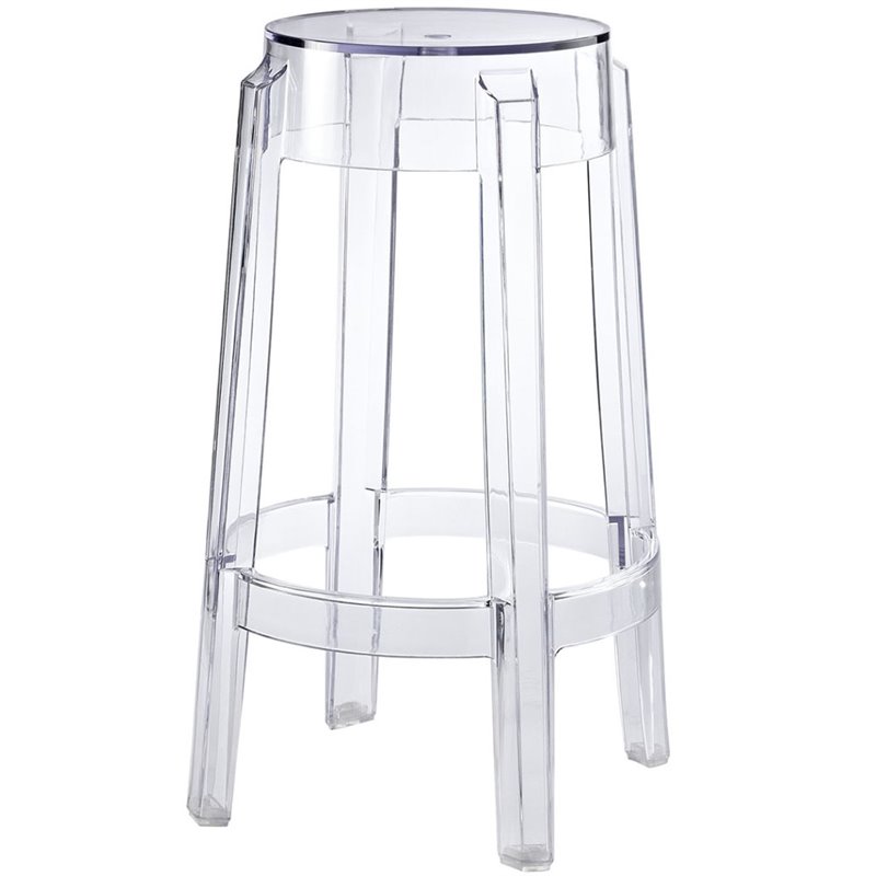 Home Square 3 Piece Transparent Polycarbonate 26.5