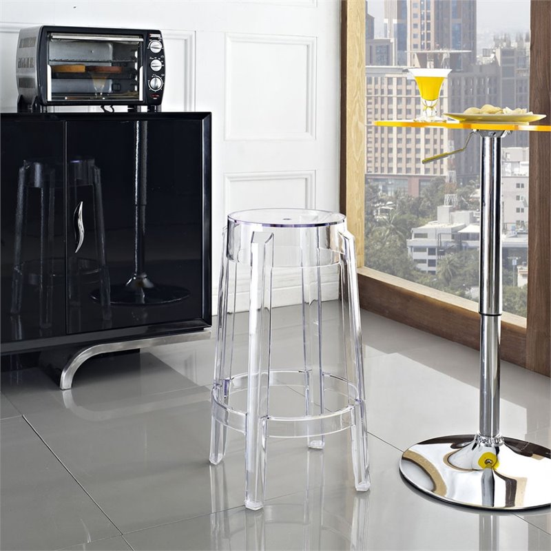 Home Square 3 Piece Transparent Polycarbonate 26.5