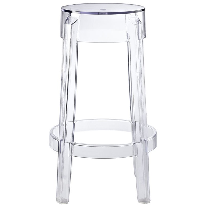 Home Square 3 Piece Transparent Polycarbonate 26.5