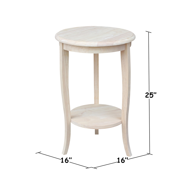 Home Square 2 Piece Solid Wood 24