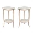 Home Square 2 Piece Solid Wood 24