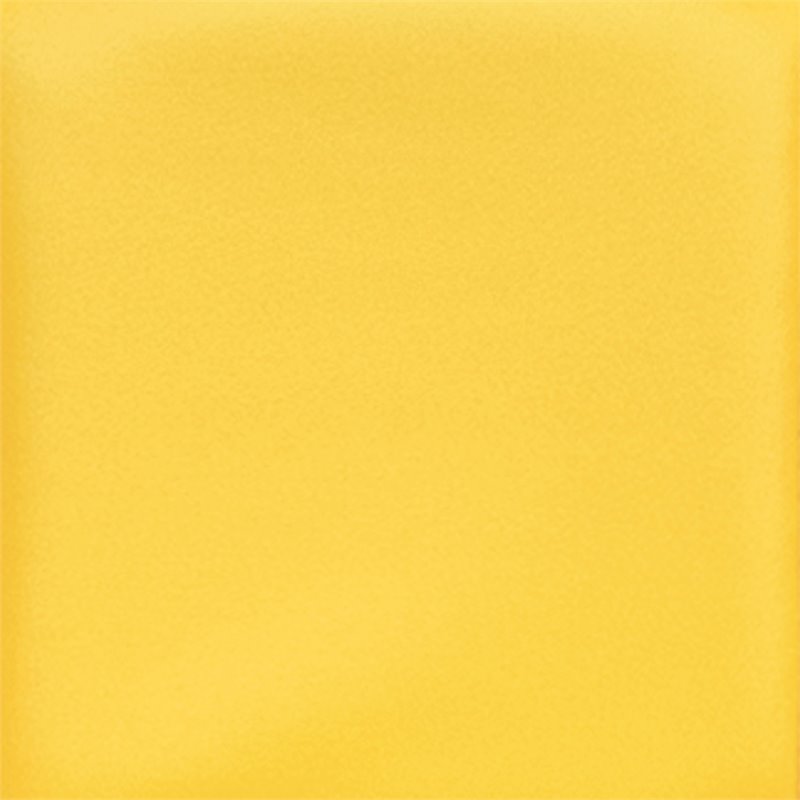 Home Square Quilted Vinyl Upholstery Bar Stool in Yellow - Set of 3