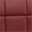 Home Square Quilted Adjustable Bar Stool with Arms in Burgundy - Set of 2