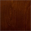 Home Square Rustic Steel Frame Wooden Bar Stool in Mahogany - Set of 3
