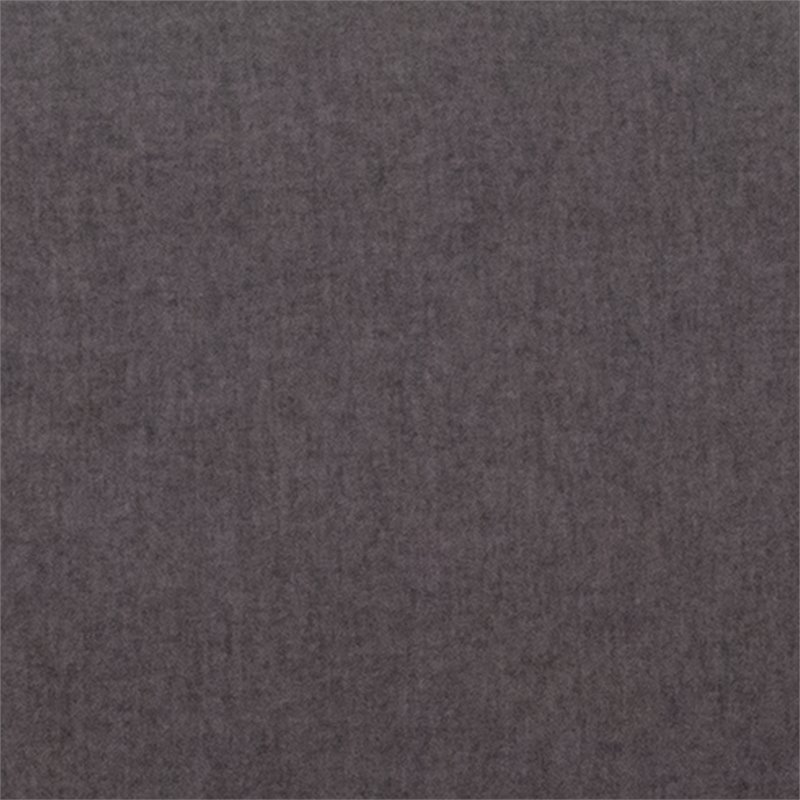 Home Square Charcoal Fabric Adjustable Bar Stool in Black Finish - Set of 2