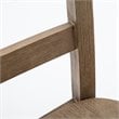 Home Square 3-Piece Set with Dining Table/2 Dining Chairs in Barnwood Wire-Brush