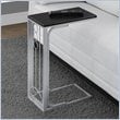 Home Square Accent Table in Black and Silver Finish - Set of 2