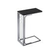 Home Square Accent Table in Black and Silver Finish - Set of 2