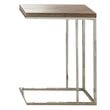 Home Square Chairside End Table in Brown Finish - Set of 2