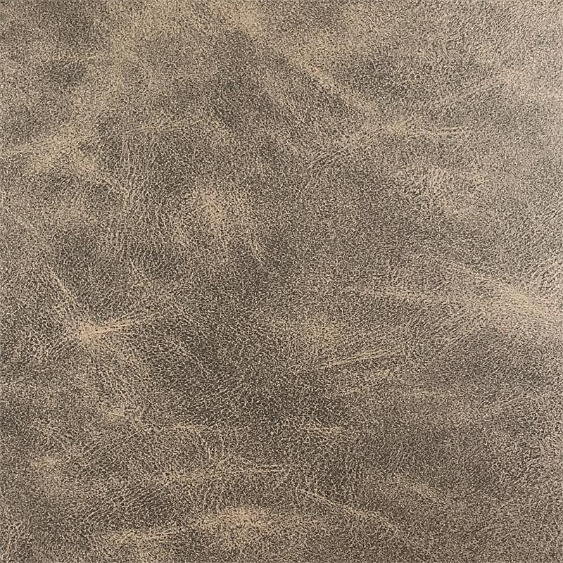 Home Square Faux Leather and Metal Bar Stool in Cocoa Brown - Set of 3