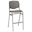 Home Square Stack Steel Frame Barstool in Brownstone Finish - Set of 2