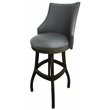 Home Square 2 Piece Solid Wood/Vinyl 34