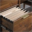 Home Square 2-Piece Set with L Shaped Computer Desk & Lateral File Cabinet