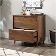 Home Square 2-Piece Set with L Shaped Computer Desk & Lateral File Cabinet