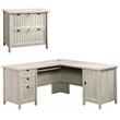 Home Square 2-Piece Set with Computer Desk & Lateral File Cabinet