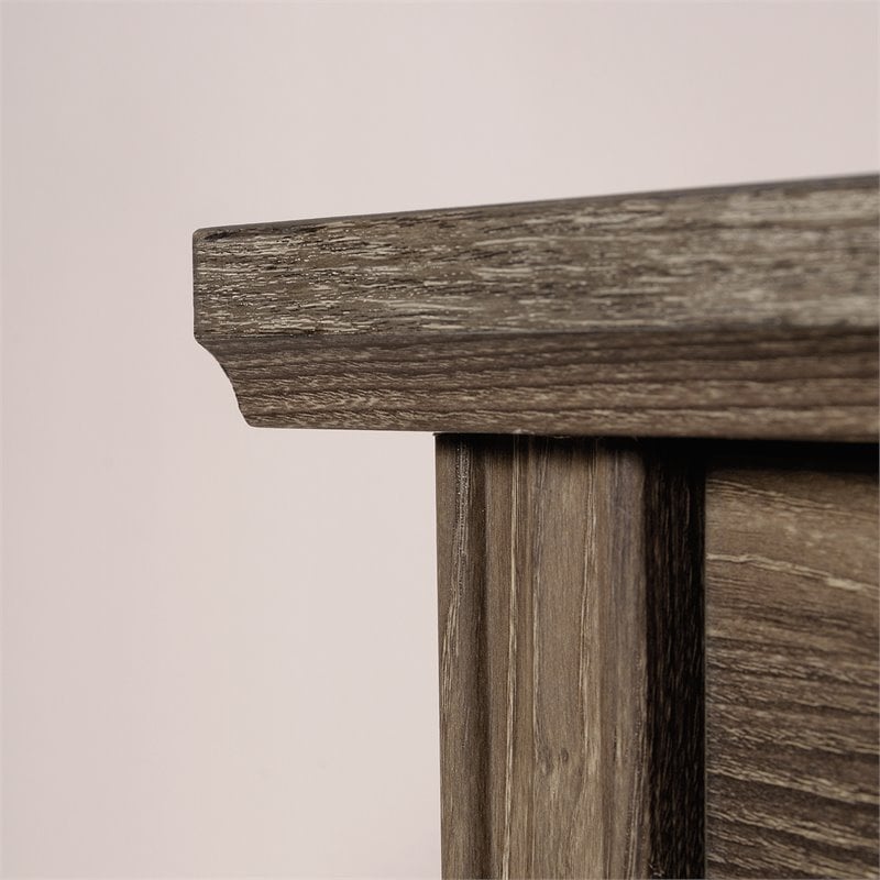 Home Square 2-Piece Set with Executive Desk & Lateral File Cabinet in Emery Oak