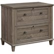 Home Square 2-Piece Set with L-Shape Computer Desk & Lateral File Cabinet
