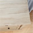 Home Square 2-Piece Set with L-Shaped Desk & Lateral File Cabinet in Chalk Oak