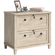 Home Square 2-Piece Set with Executive Desk & Lateral File Cabinet in Chalk Oak