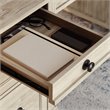Home Square 2-Piece Set with Executive Desk & Lateral File Cabinet in Chalk Oak