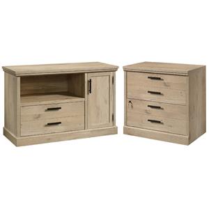 home square 2-piece set with 2 drawer lateral file cabinet & filing cabinet