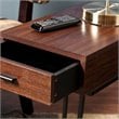 Home Square Side Table with Power and USB in Walnut - Set of 2