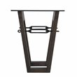 Home Square Traditional Reclaimed Wood End Table in Brown - Set of 2